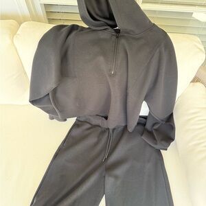 Vintage Havana Black Hoodie and Jogger Set